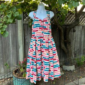 Emily & Fin Jenny Dress Painted Stripe